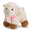 Musical Lamb with pink ribbon