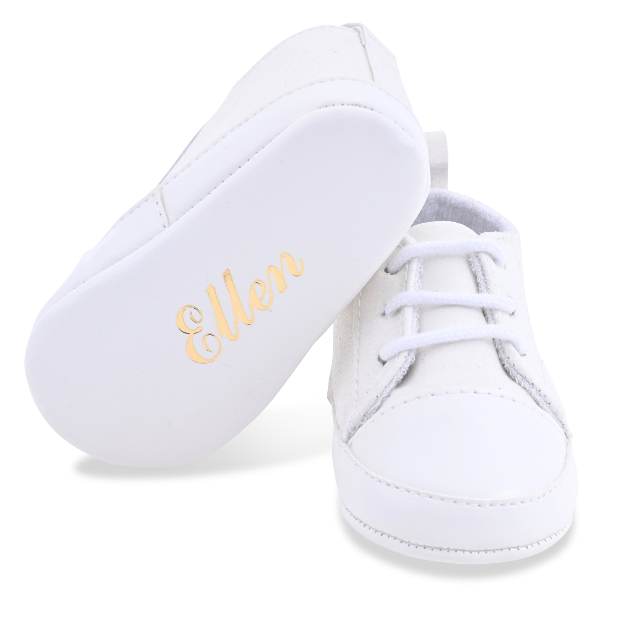 "Heather "   White Sparkle Sneaker