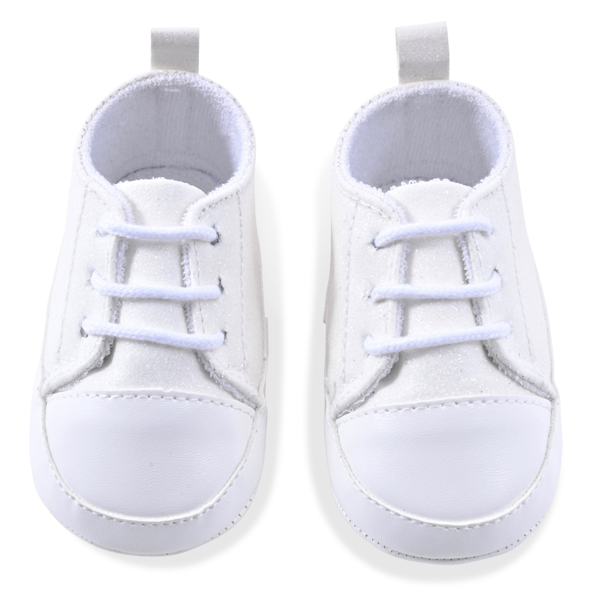 "Heather "   White Sparkle Sneaker