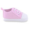 Pink Sparkle Sneaker  "Heather "