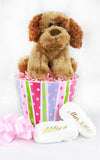 Puppy and Baby Shoes Pail For Girls