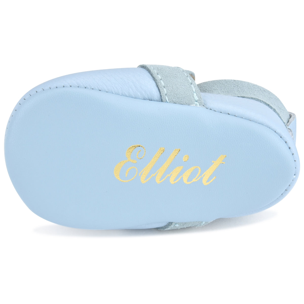 Personalized Leather Anchor Moccasins