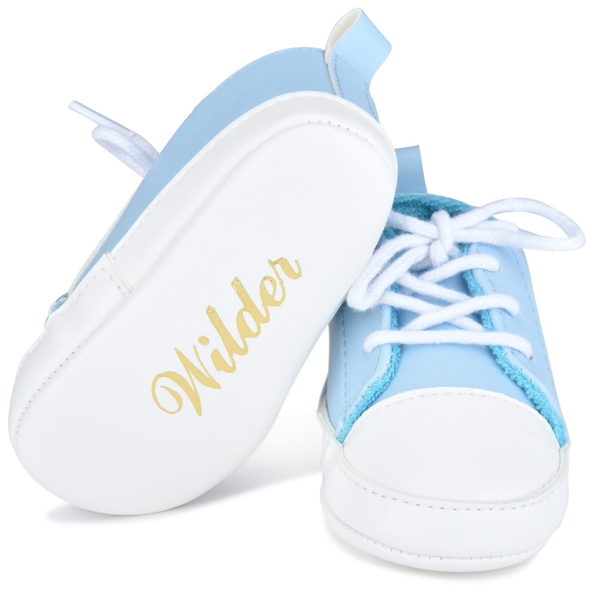 Personalized Soft Newborn Boy Sneaker a unique sporty baby gift Babyshoe